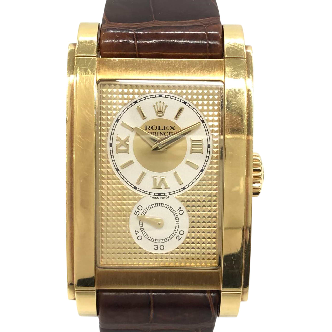 チェリーニプリンス 5440/8 手巻き 750×革 シャンパン